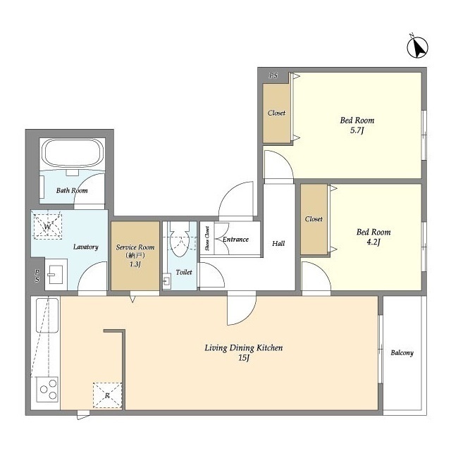 Ａｍｉｓ学芸大学 101号室の間取り図
